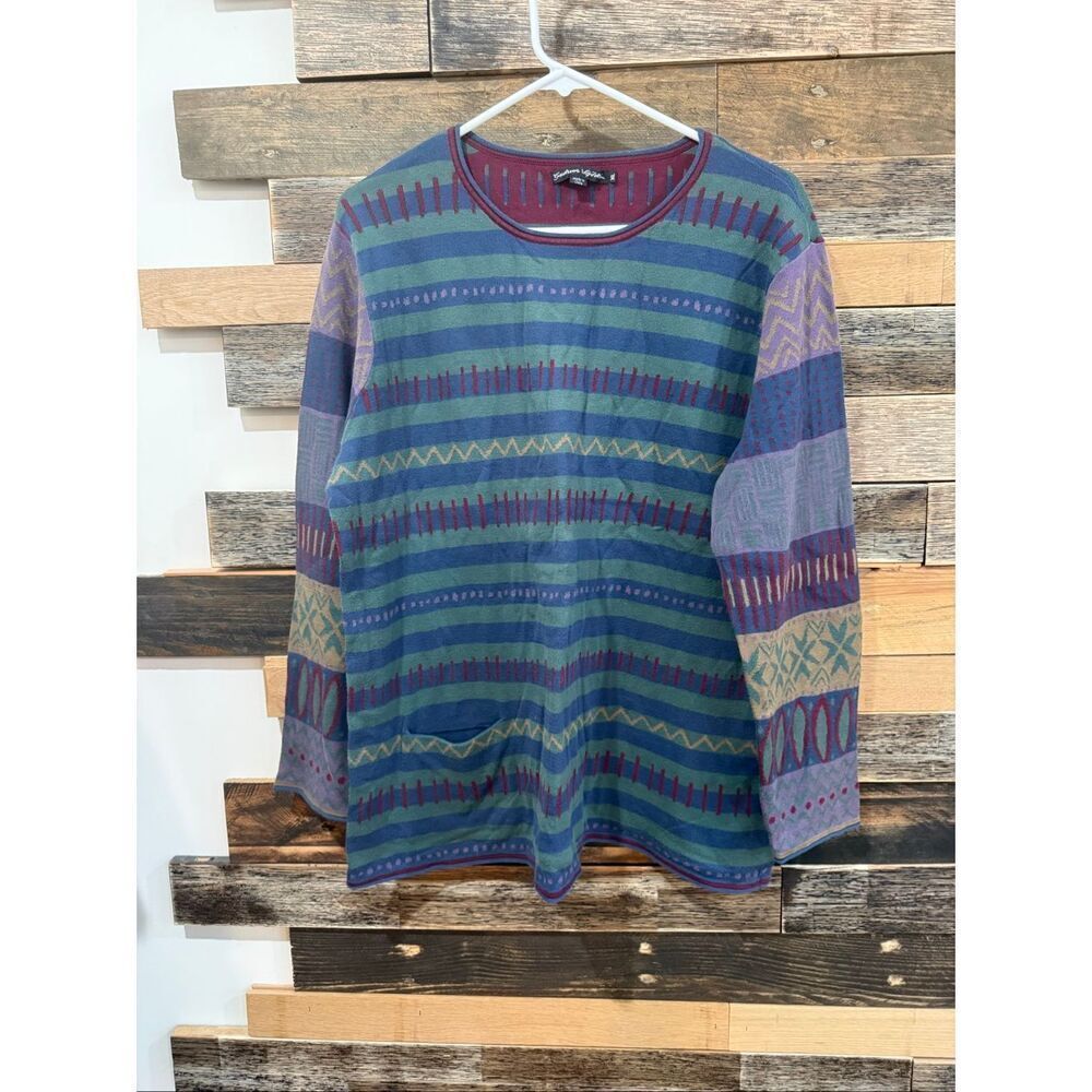 Gudrun Sjoden colorful sweater size XL